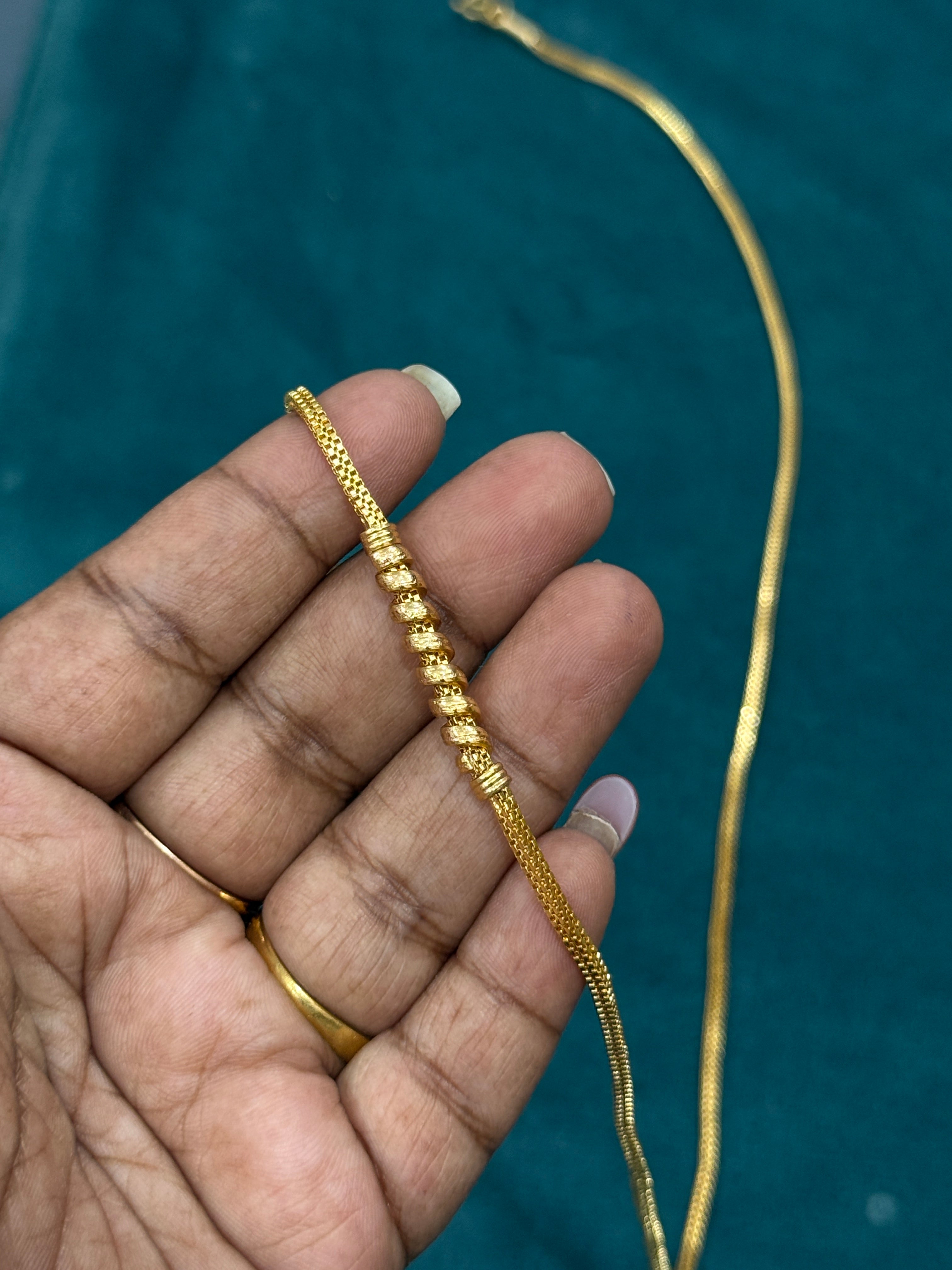 Tc003 25 inches panchaloham  mangalsutra thali chain