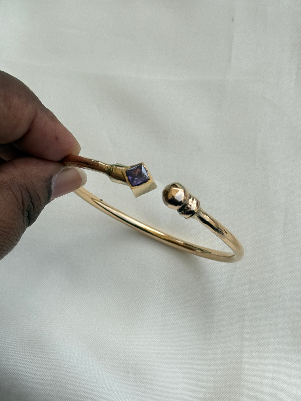 Br541 Panchaloham polished openable kada 2.4 to 2.6 size