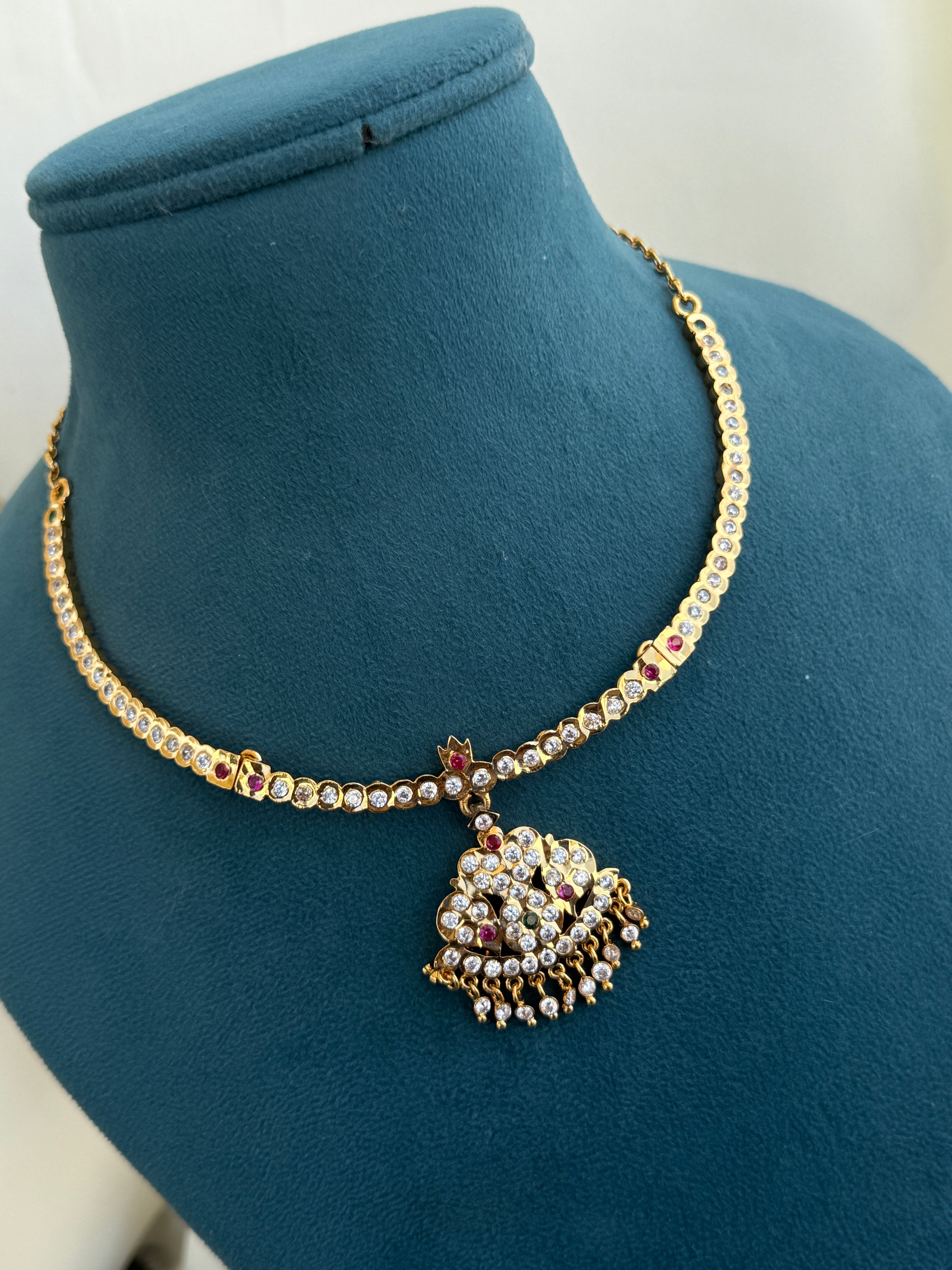 PH391 panchaloham polished kante Neckset