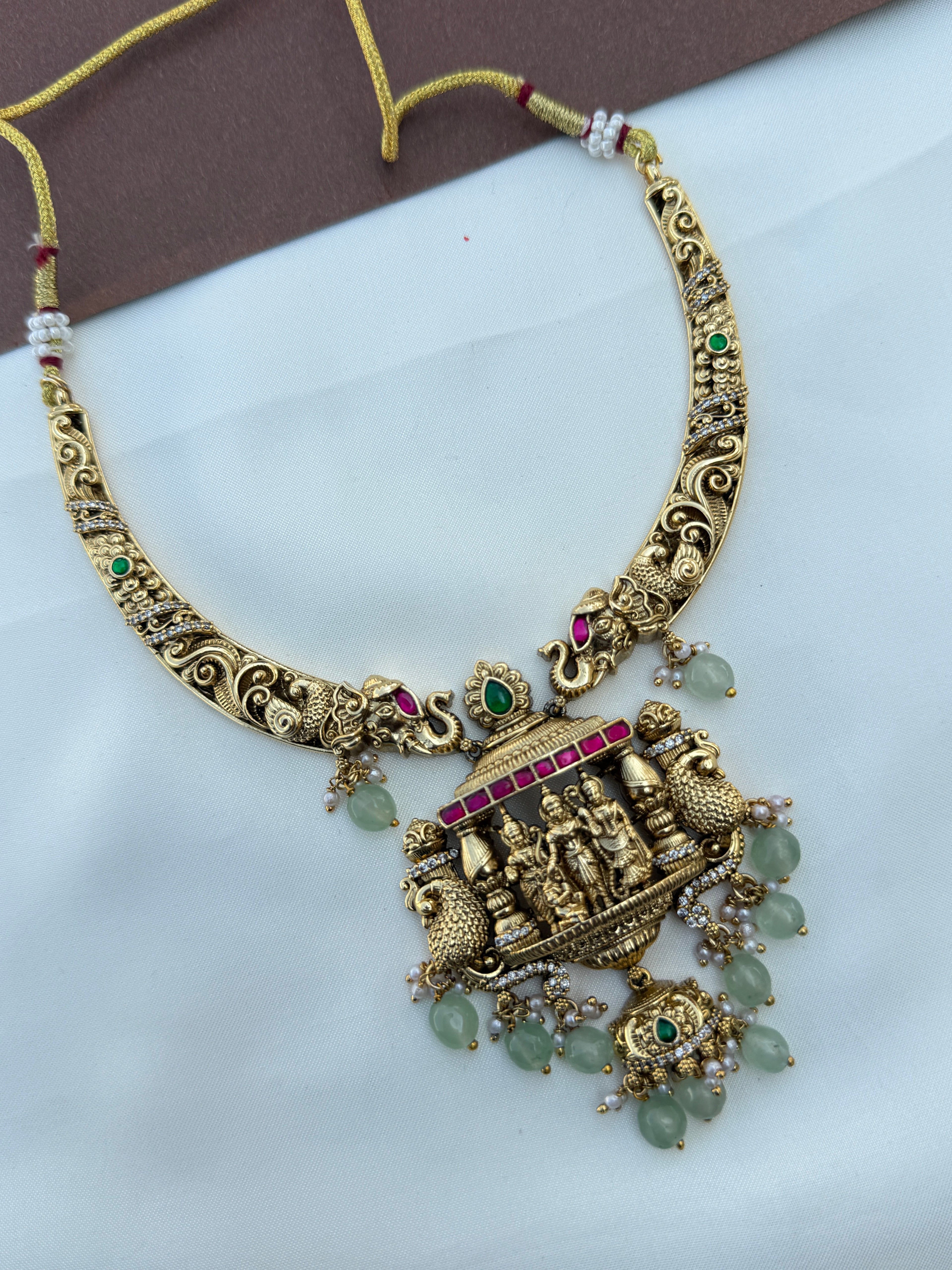 Ns622 nakshi ram parivar kante neckset