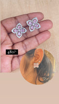 Zircon pastel studs
