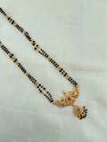 BB600 26inches 2 lines long Black Beads