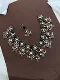 NS710 moissanite emerald heavy Neckset