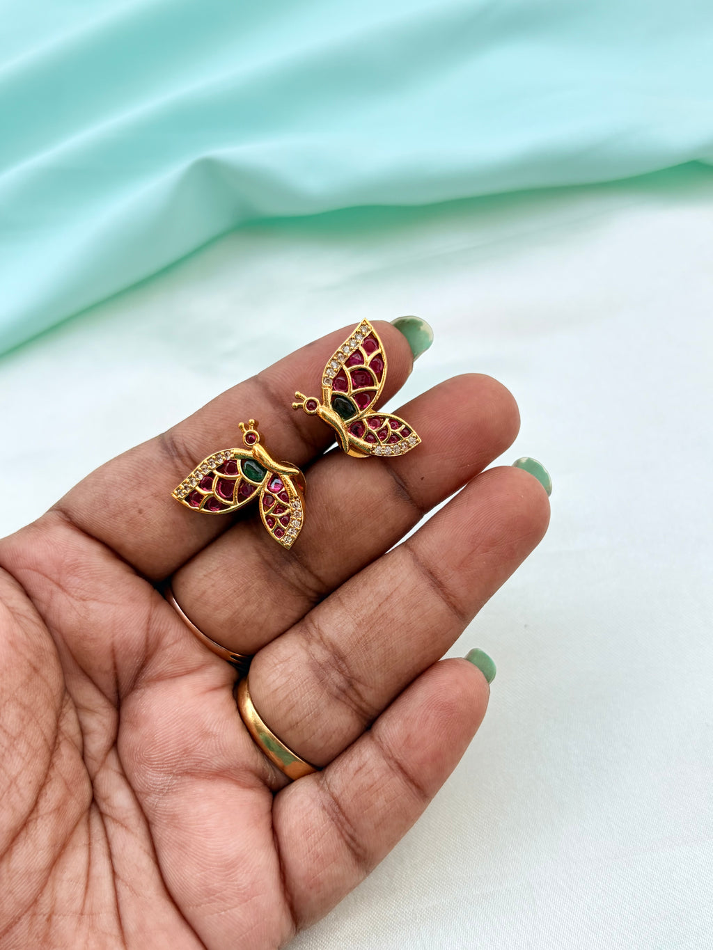 Unique butterfly studs St185