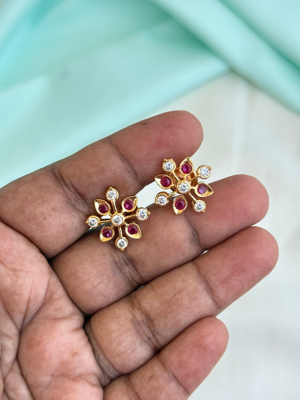 Ph520 panchaloham flower back screw studs