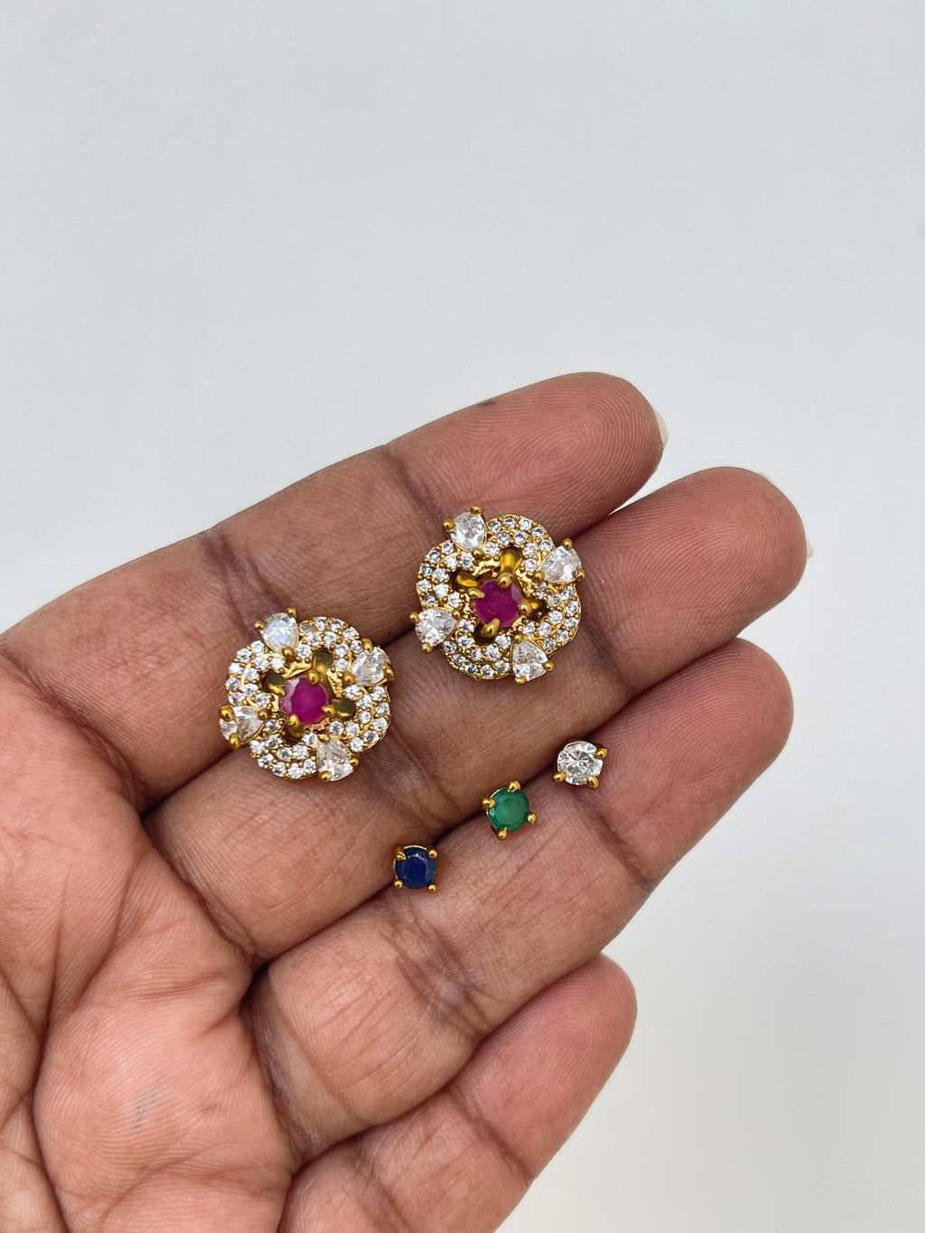 Square changeable studs