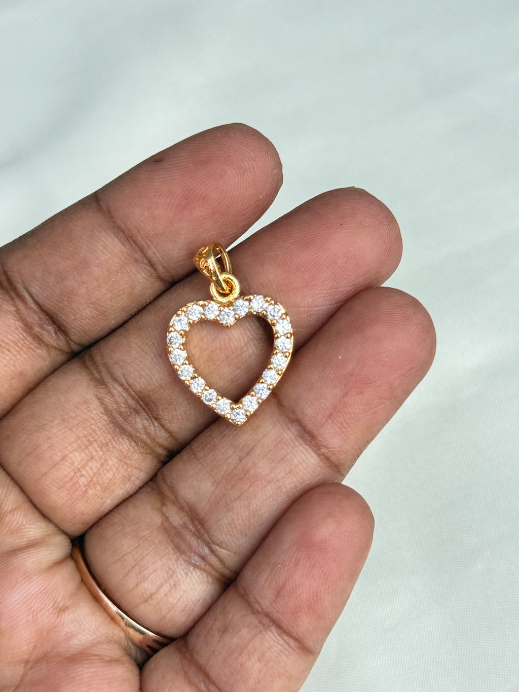 Ph145 panchaloham heart shape locket