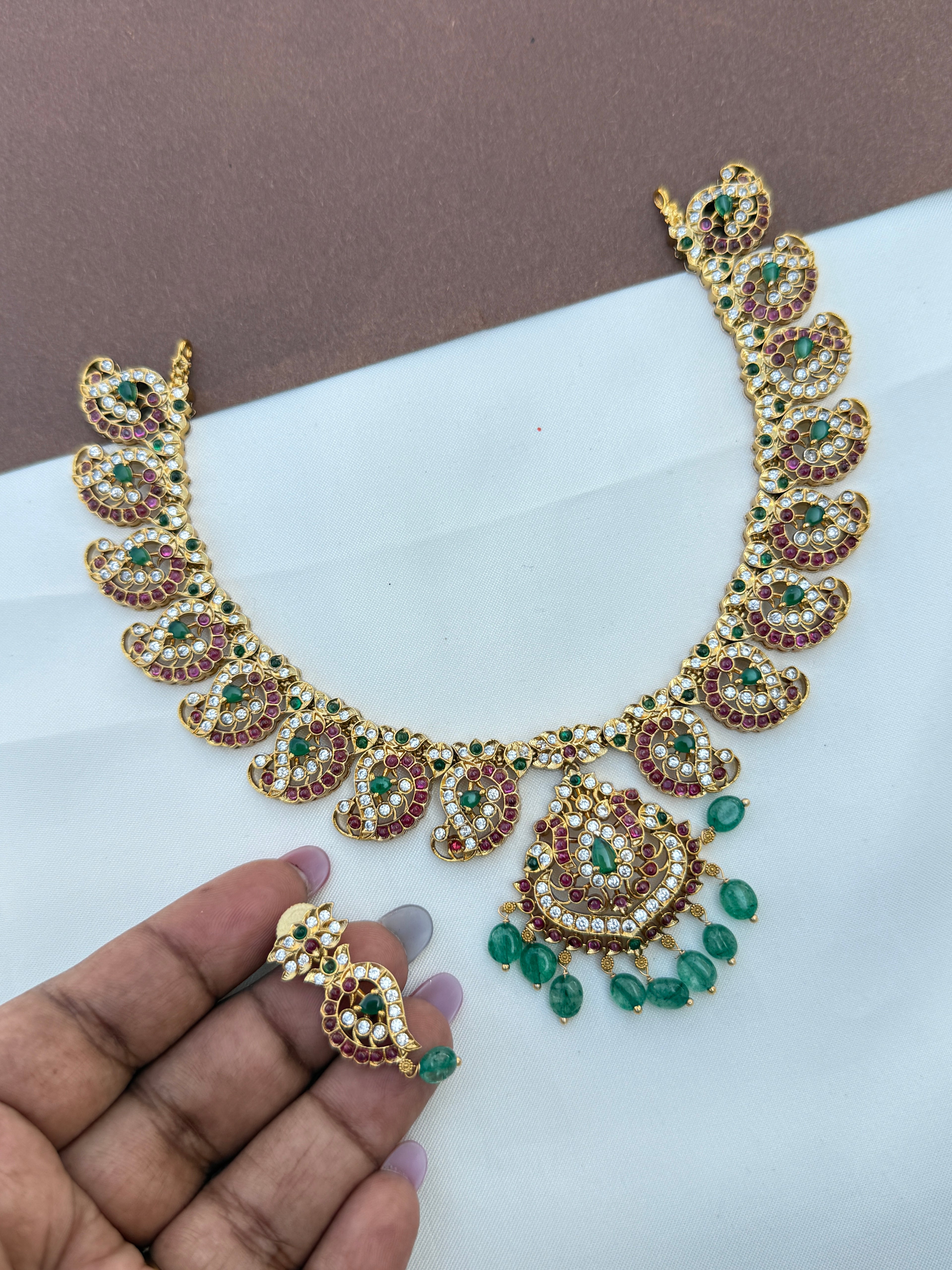 Ns579 kemp mango neckset