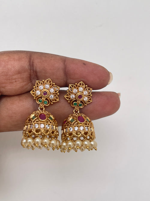 Back screw butta earrings