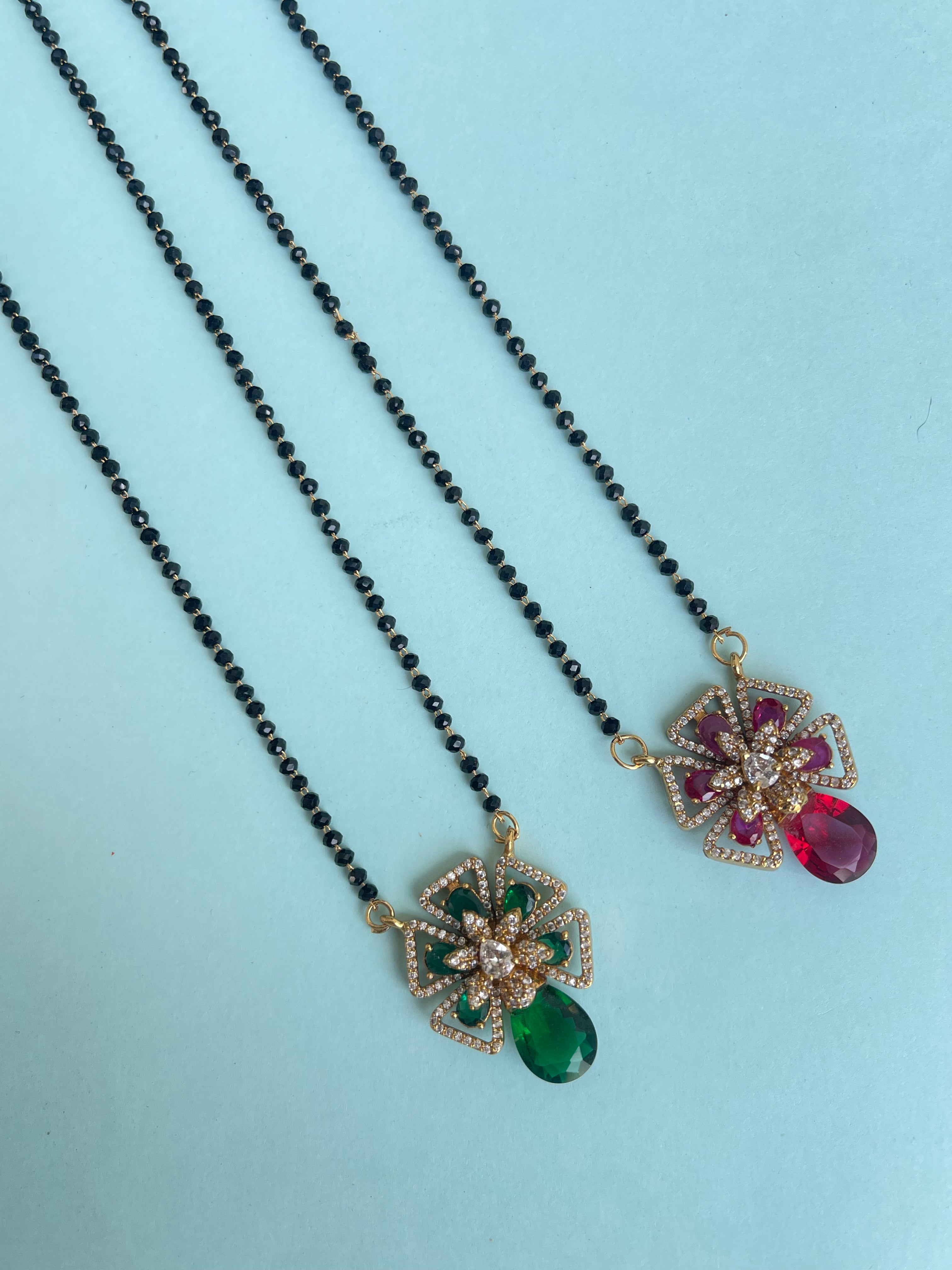 Western blackbeads in 2 colors size 18 inches