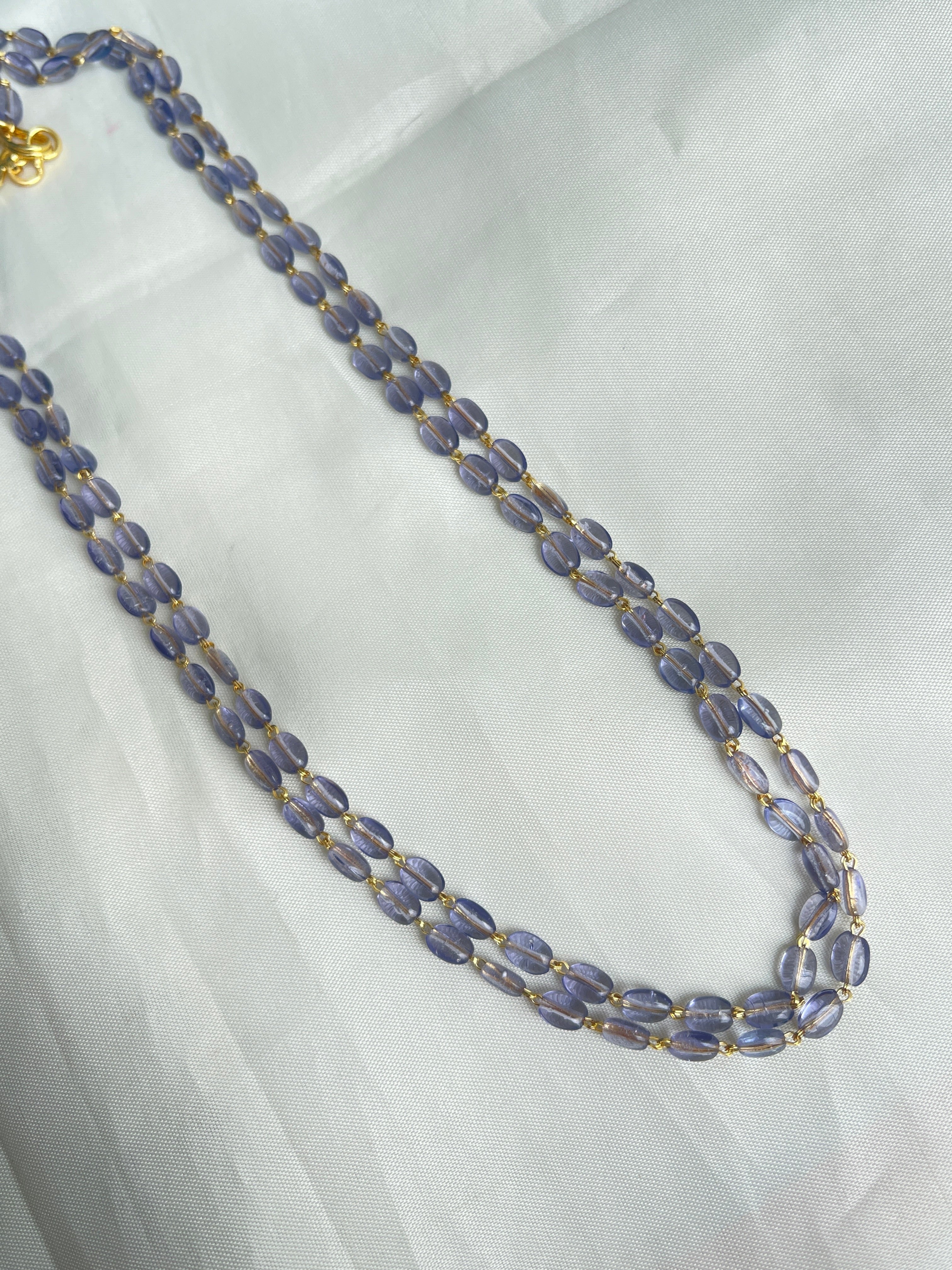 2 lines 18 inches beads