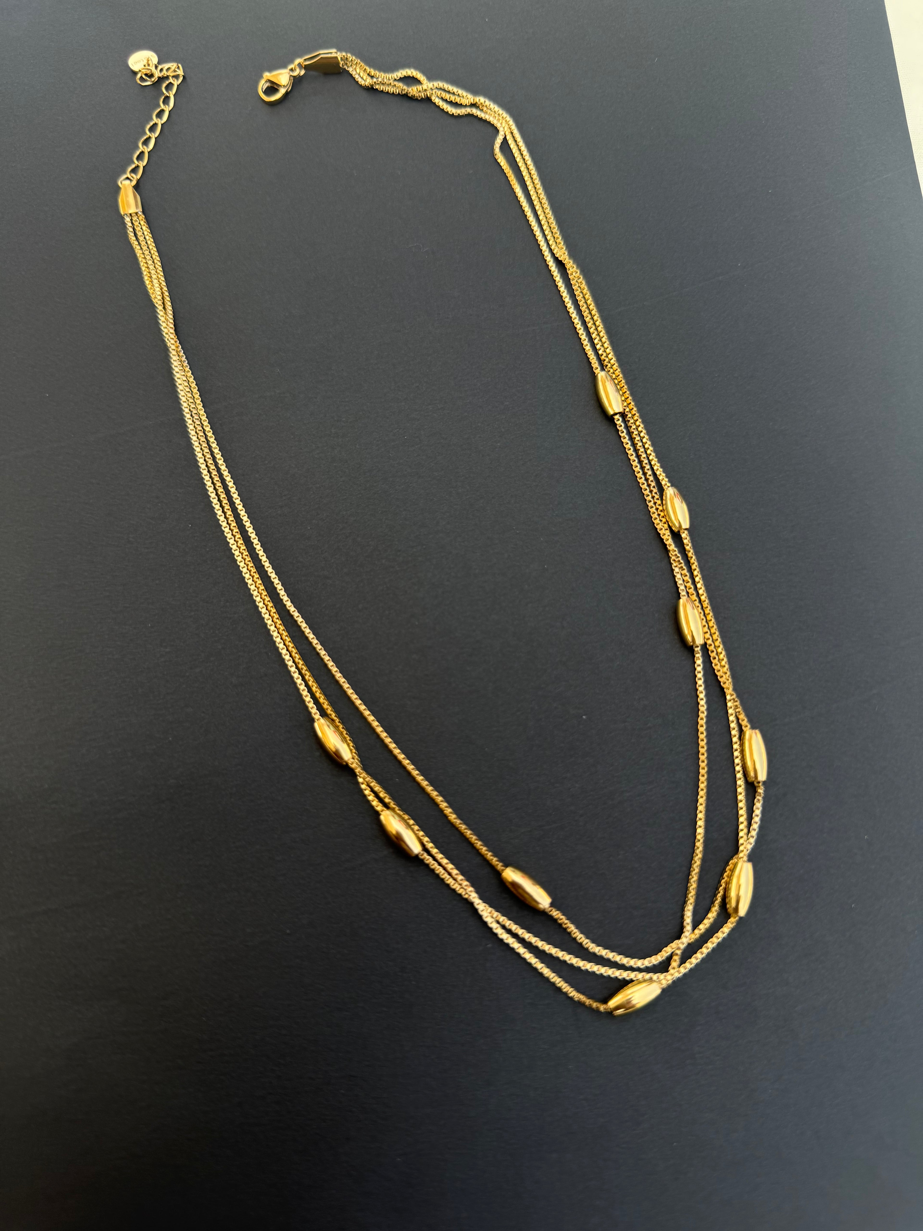 Dc 007 3 layers anti tarnish chain