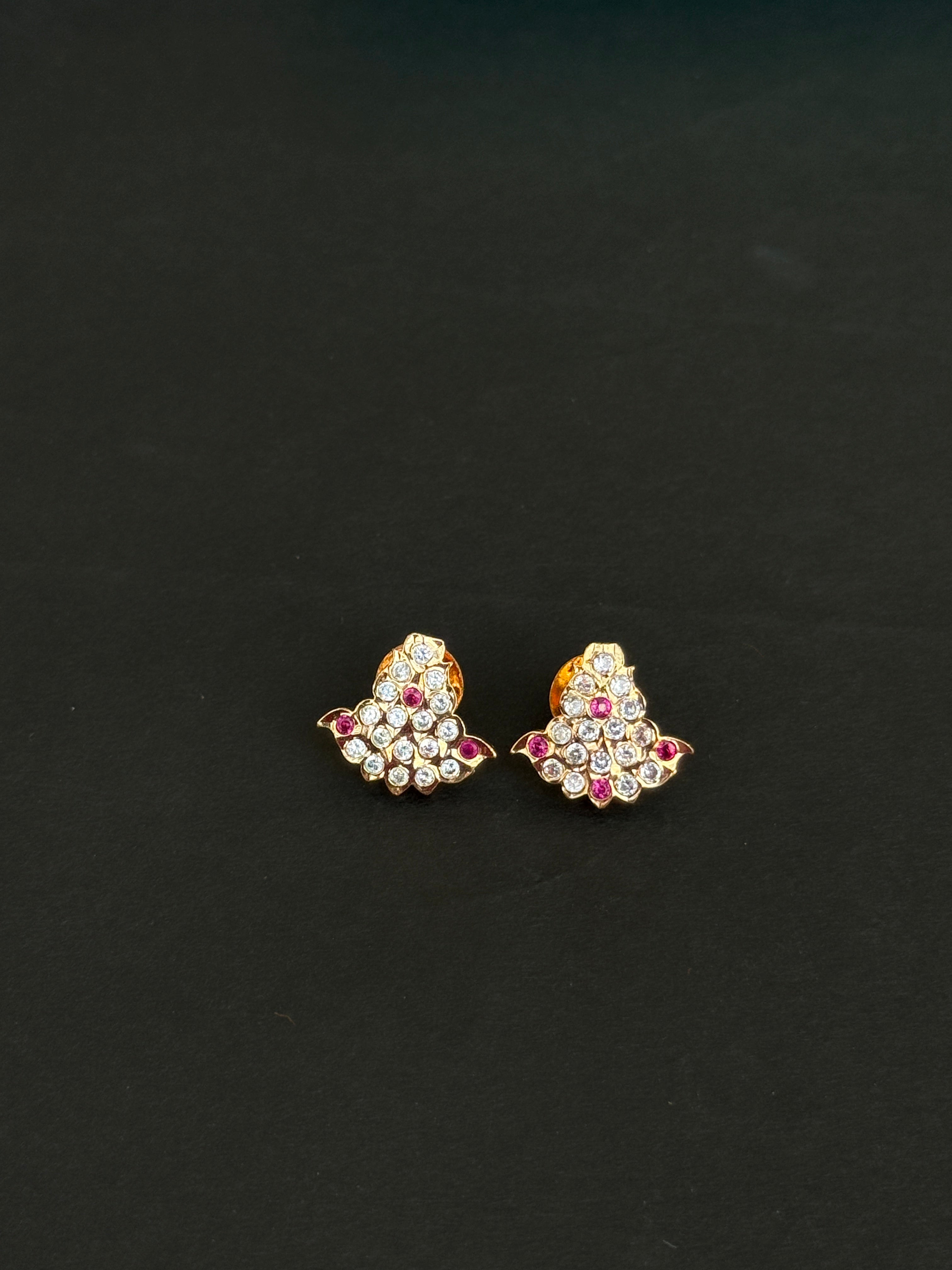 Ph013 panchaloham back screw earrings