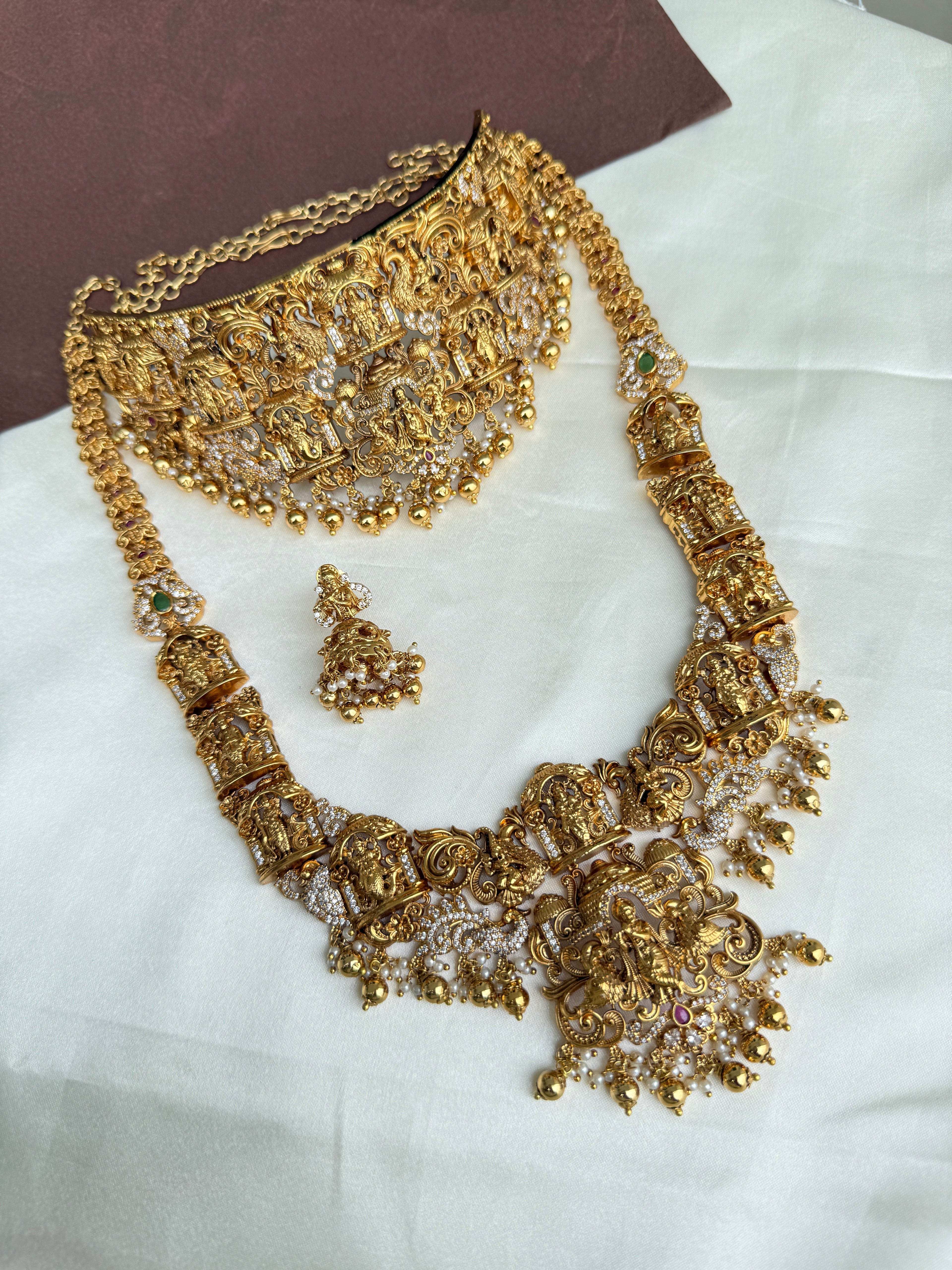 Bs100 nakshi dasavataram Bridal set