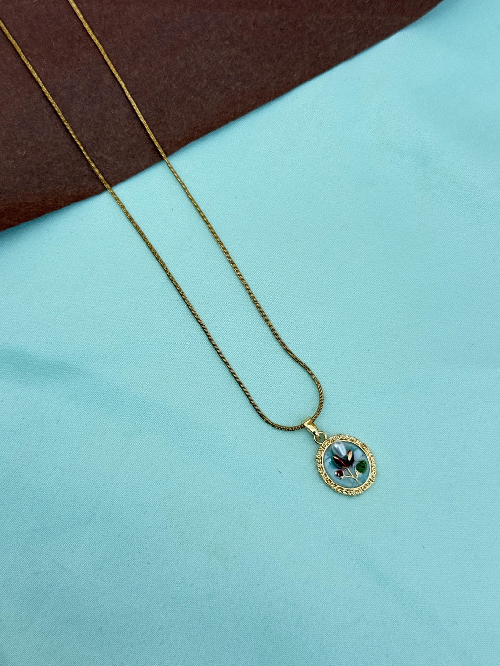 Dc048 anti tarnish single line flower 18inches daily chains