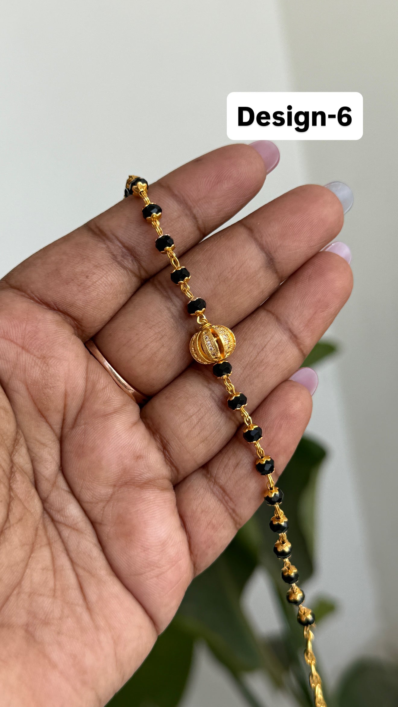 Ph202 Panchaloham blackbeads bracelet