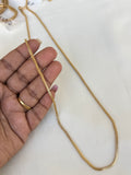 TC027 26 inches unpolished panchaloham mangalsutra chain thali
