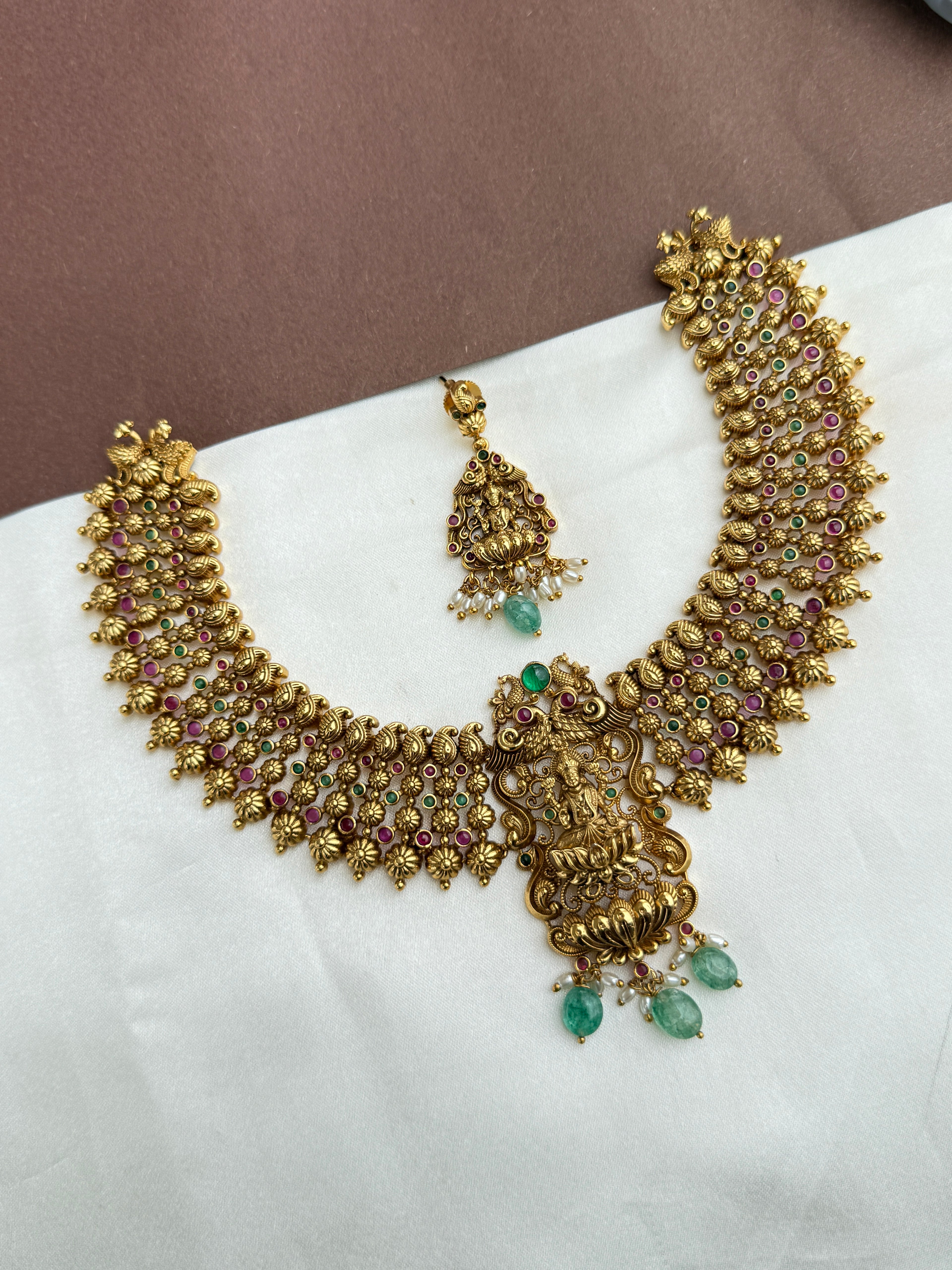 Ns528 nakshi laksmi devi neckset