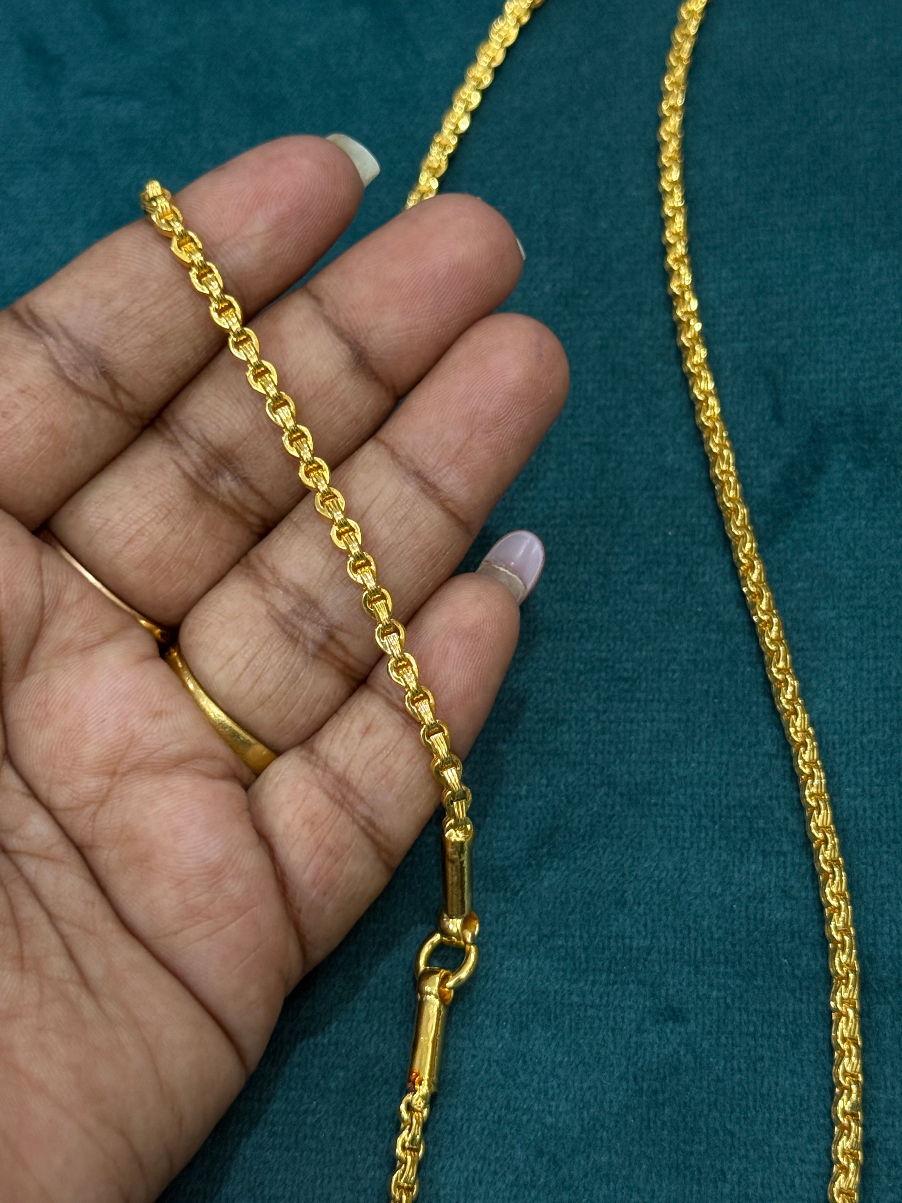 Tc007 24 inches panchaloham  mangalasuthra thali chain