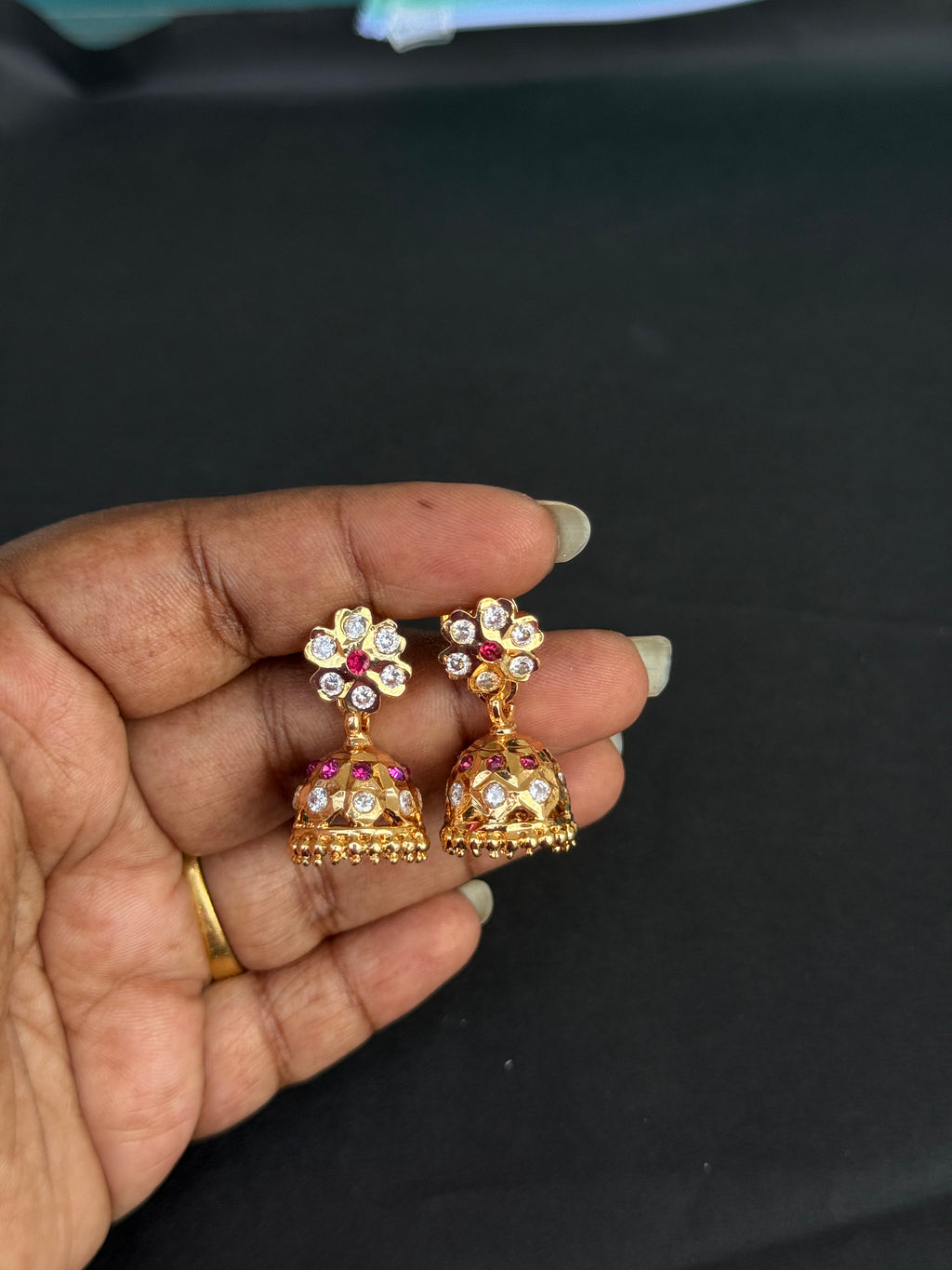 Ph020 panchaloham butta back screw Earrings