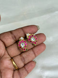 St015 mango jadau kundan studs