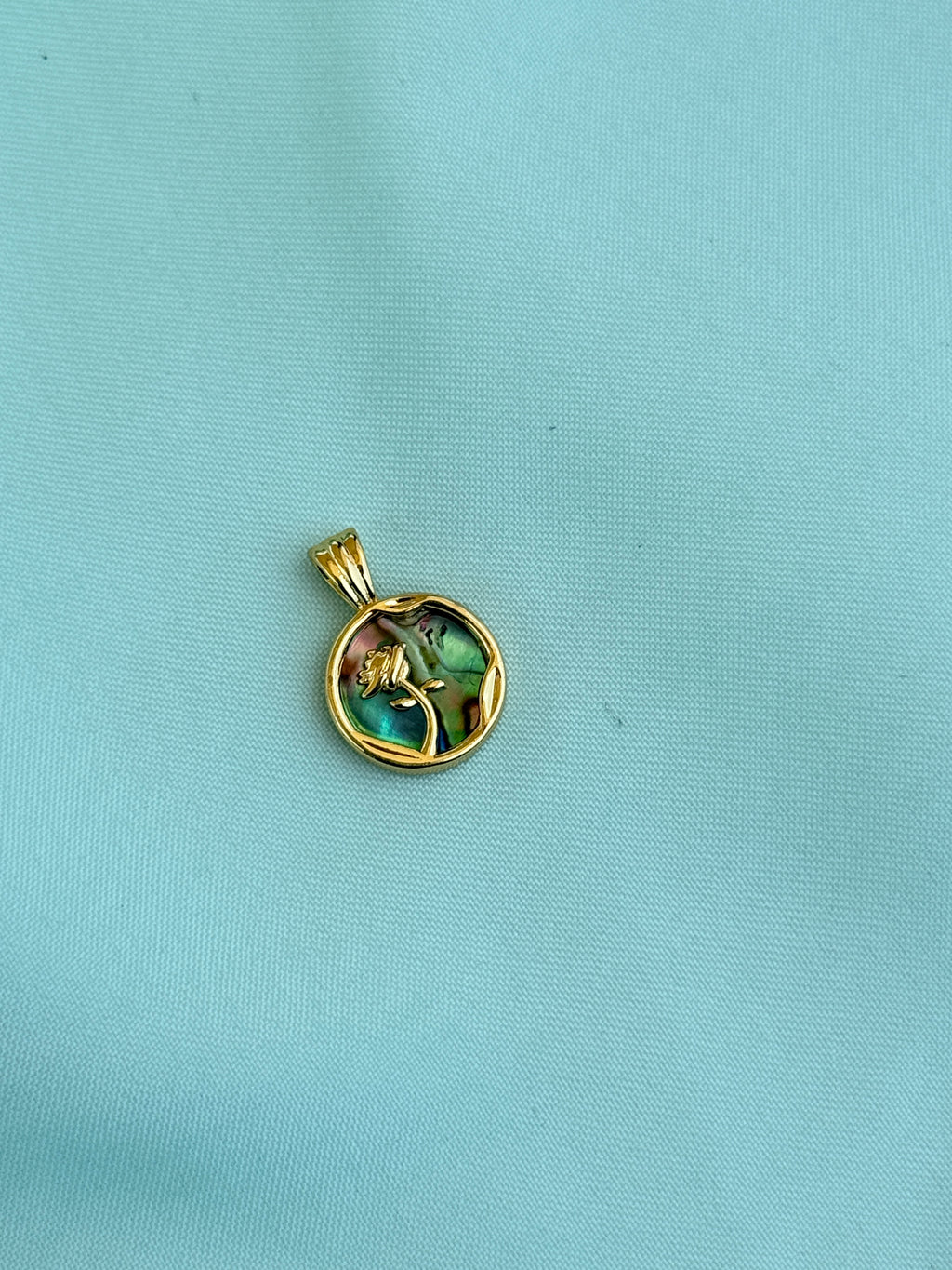 Al018 anti tarnish rose flower charms ( pendent)
