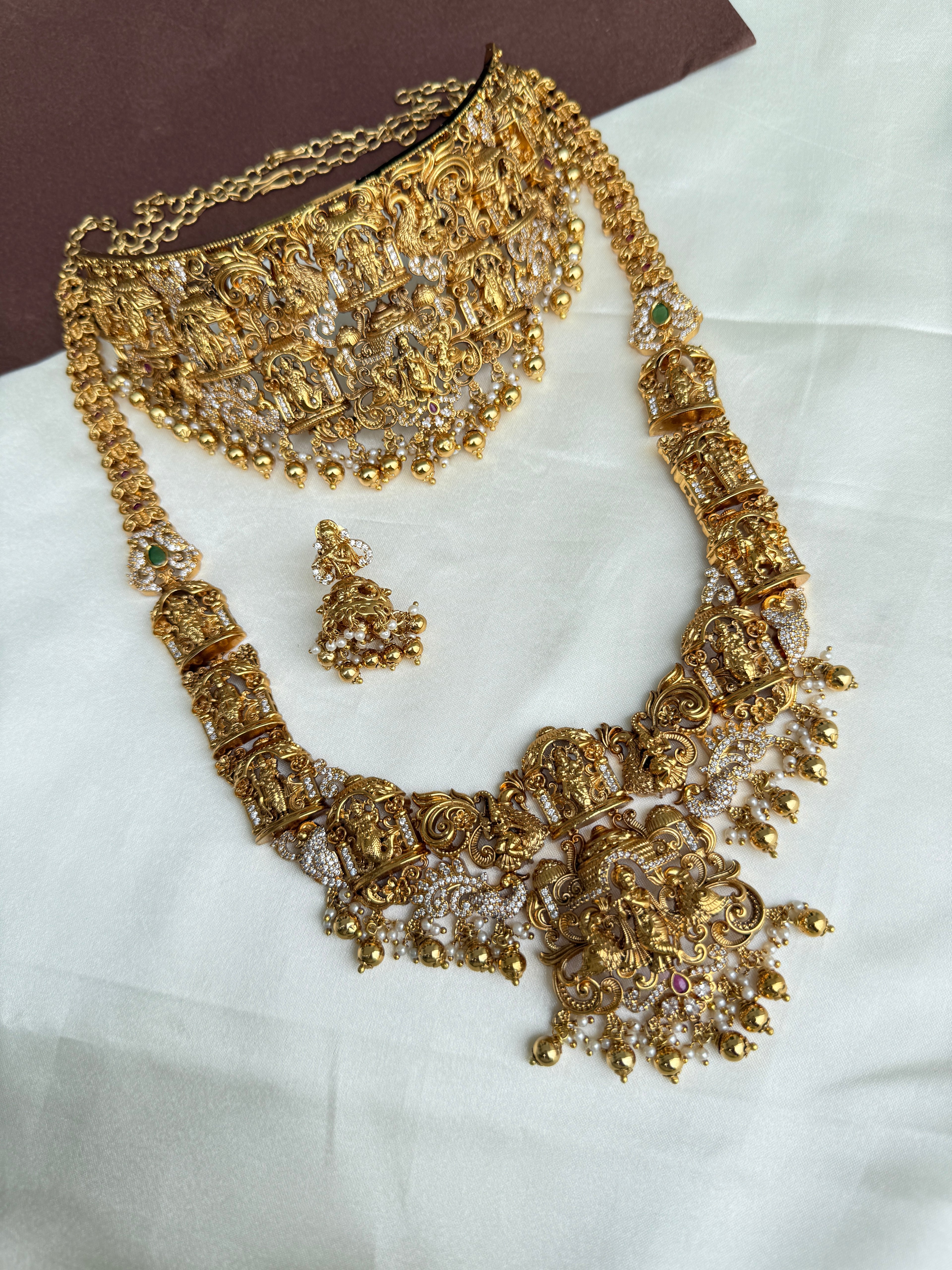 Bs100 nakshi dasavataram Bridal set