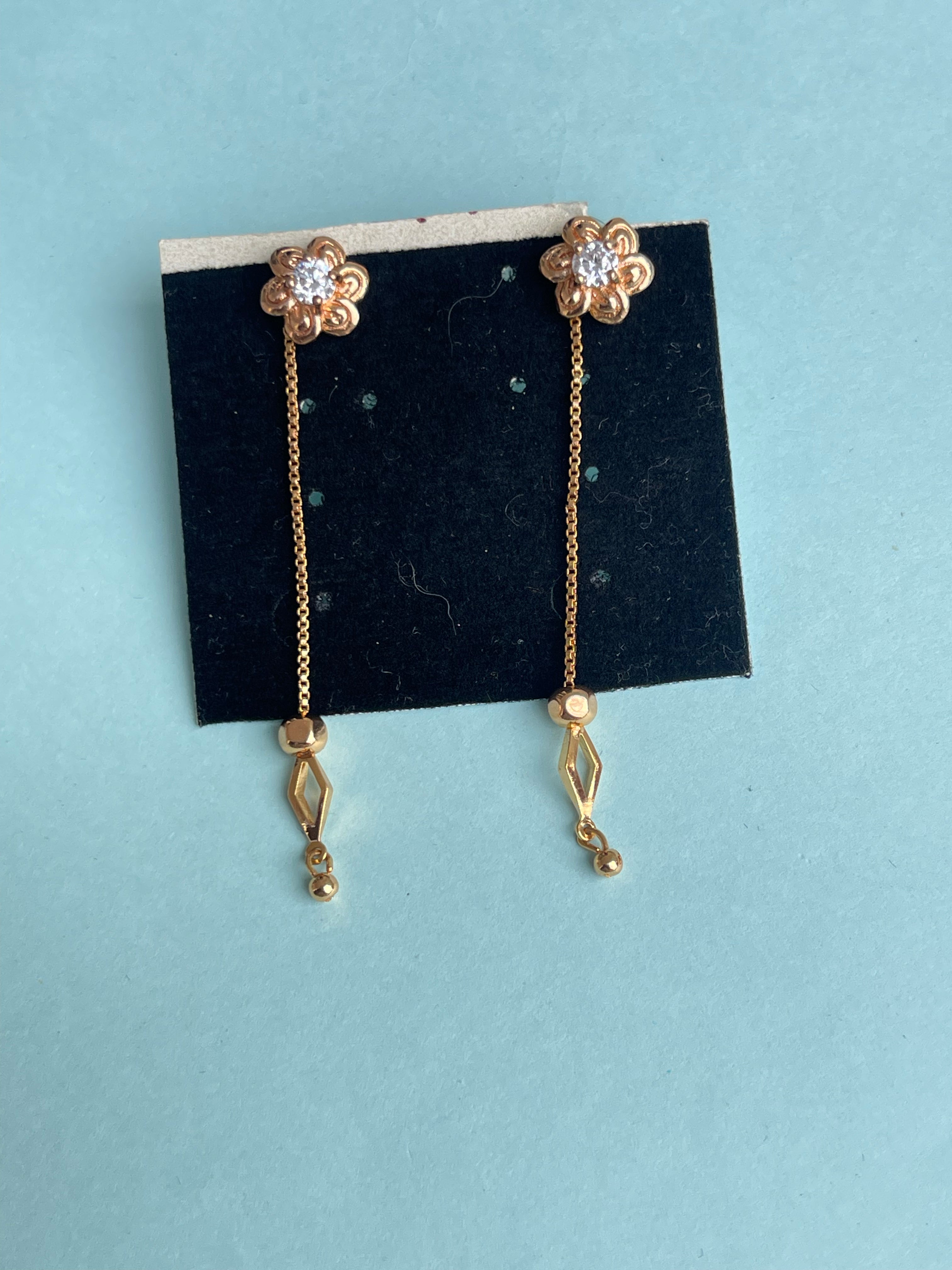 Flower hanging tassels
