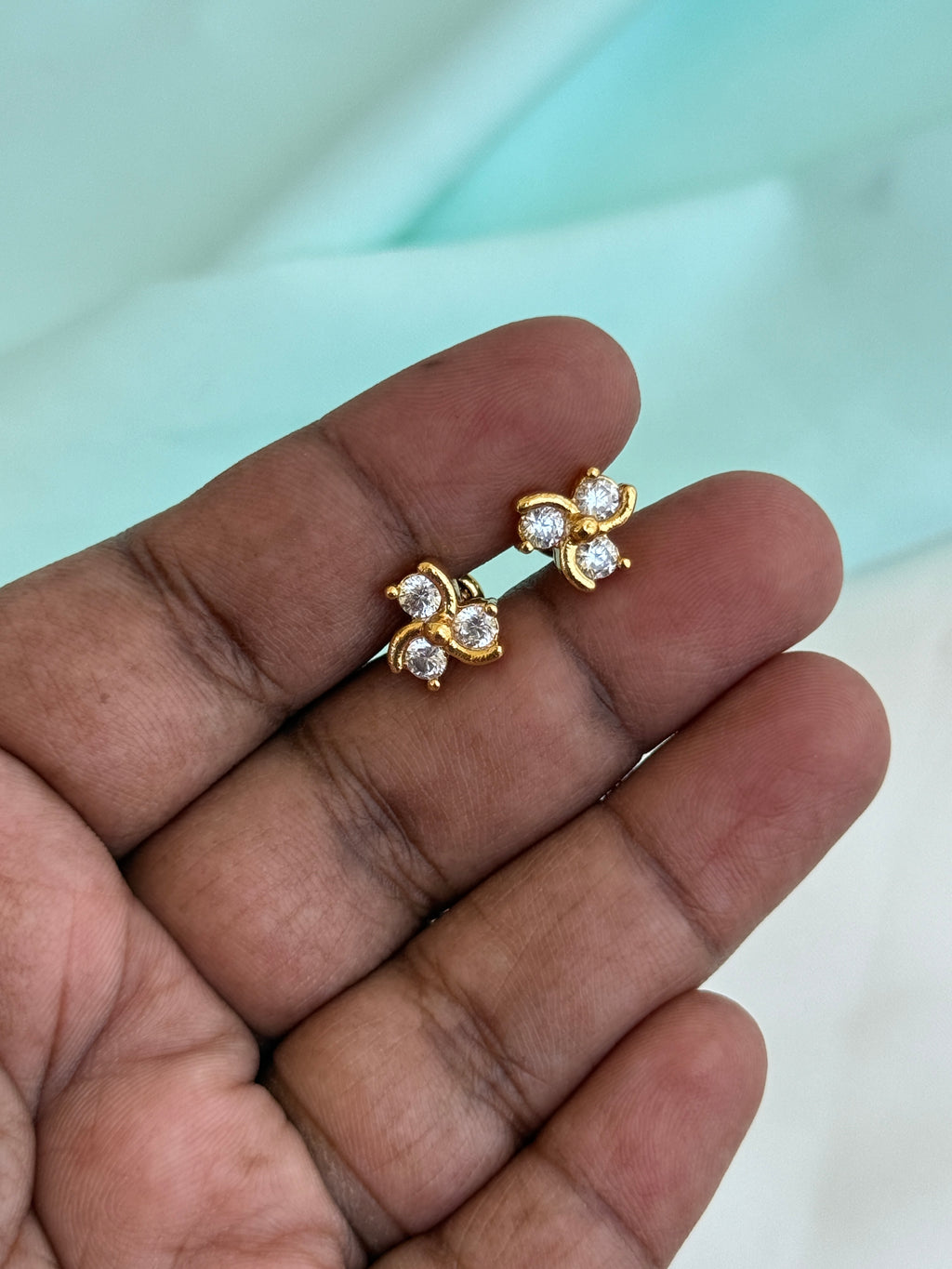 Ph171 panchaloham 3 stone studs