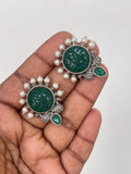 Carving studs with pearl OX100