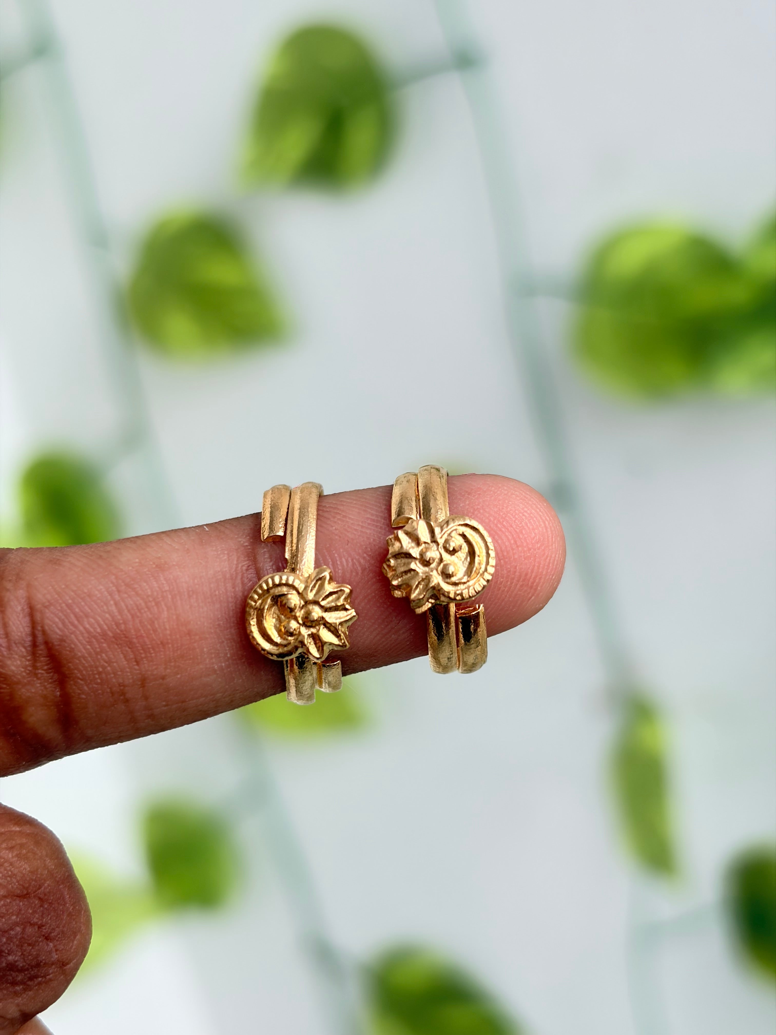 Panchaloham polished toe rings Tr021