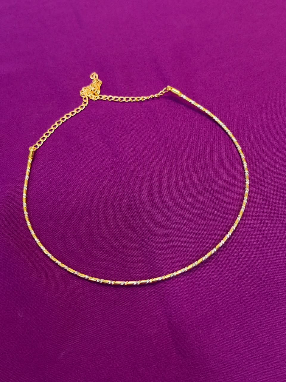 Hs050 single gold and silver Hasli Neckset