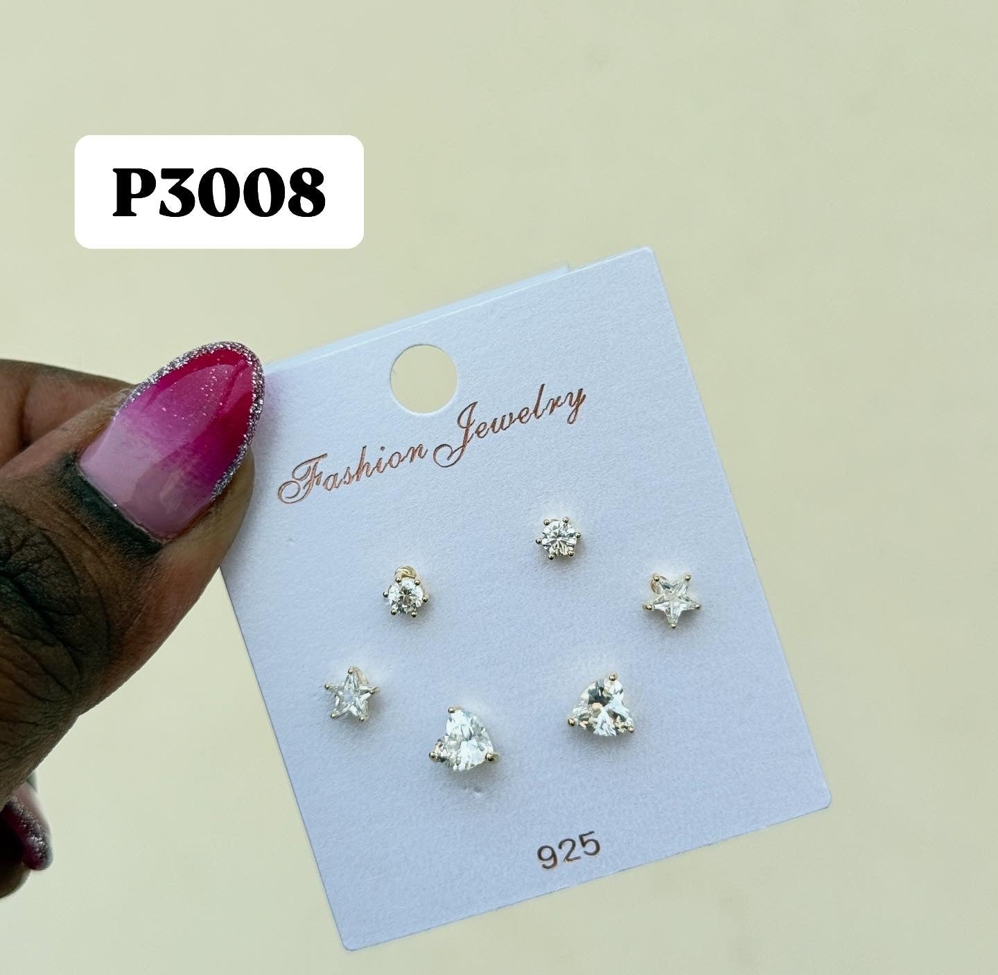 Pack of 3 studs