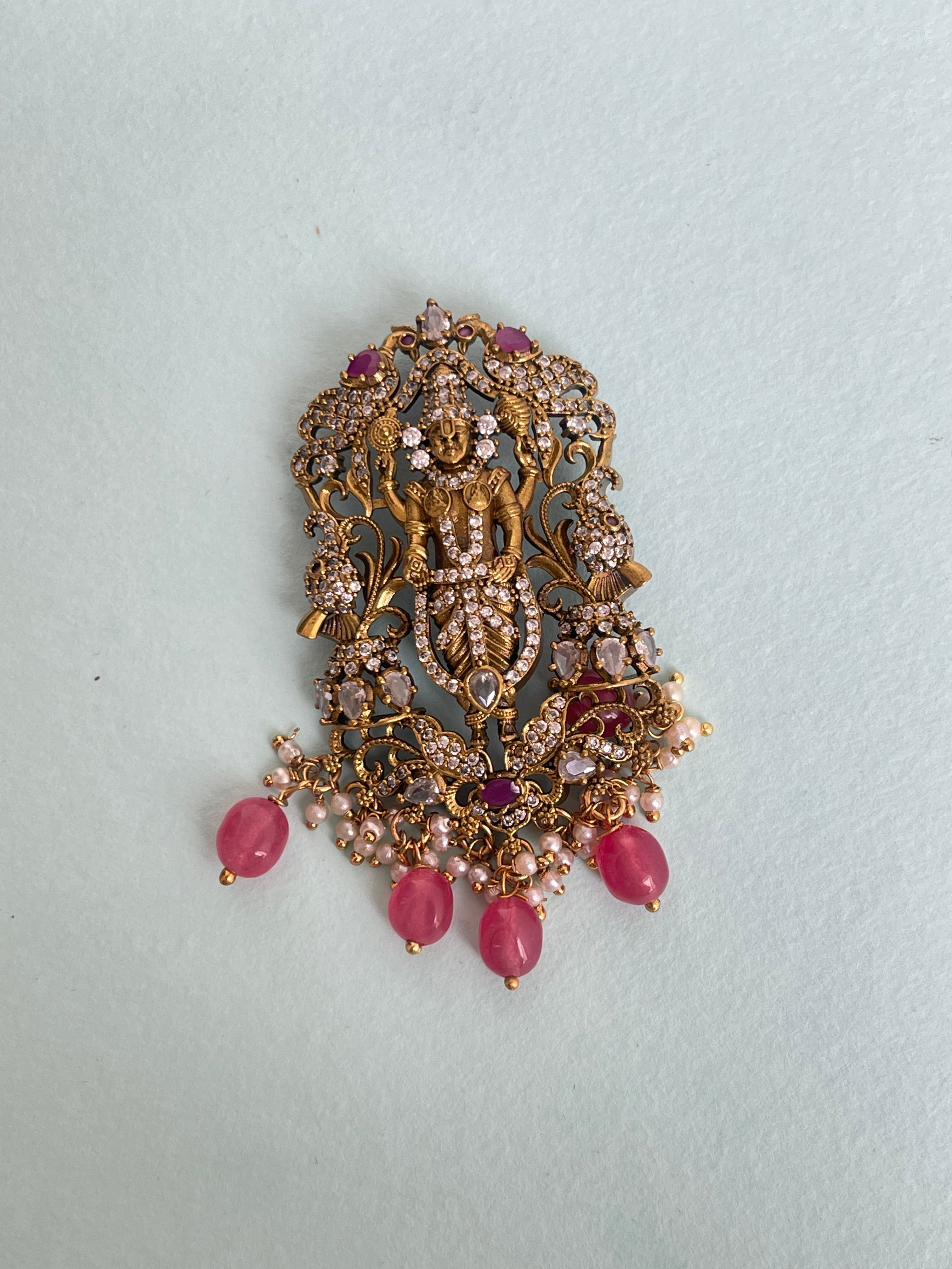 Lord balaji victoriaan pendant