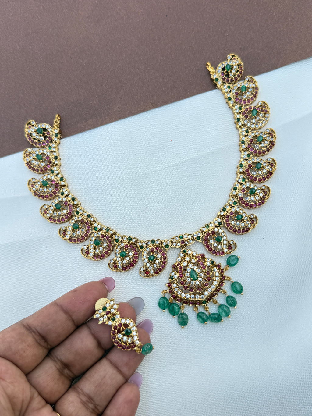 Ns579 kemp mango neckset