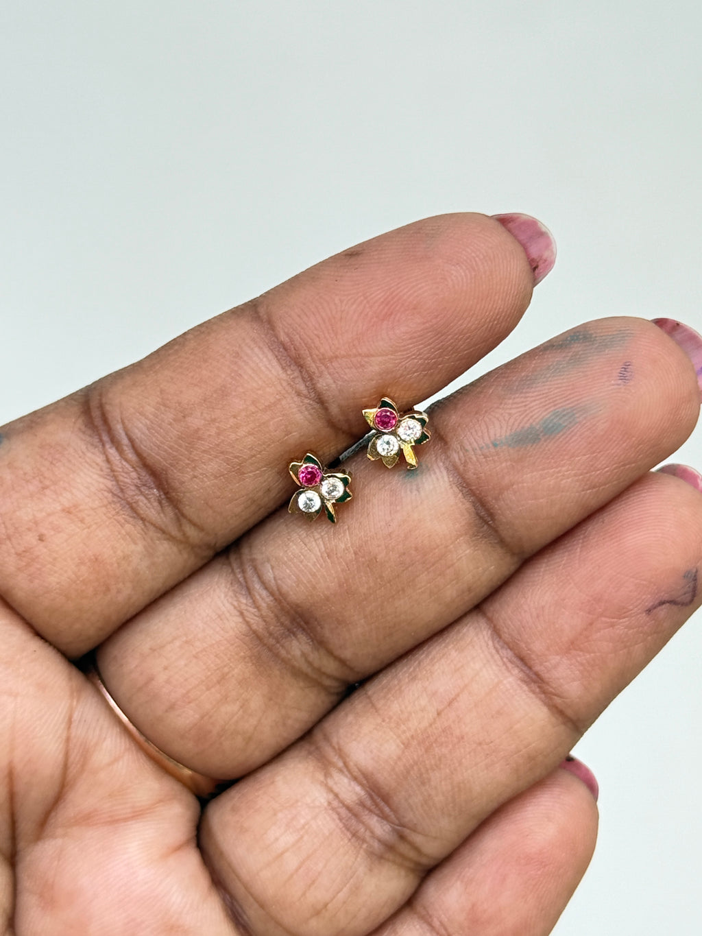 Ph036 Panchaloham small studs with back screw