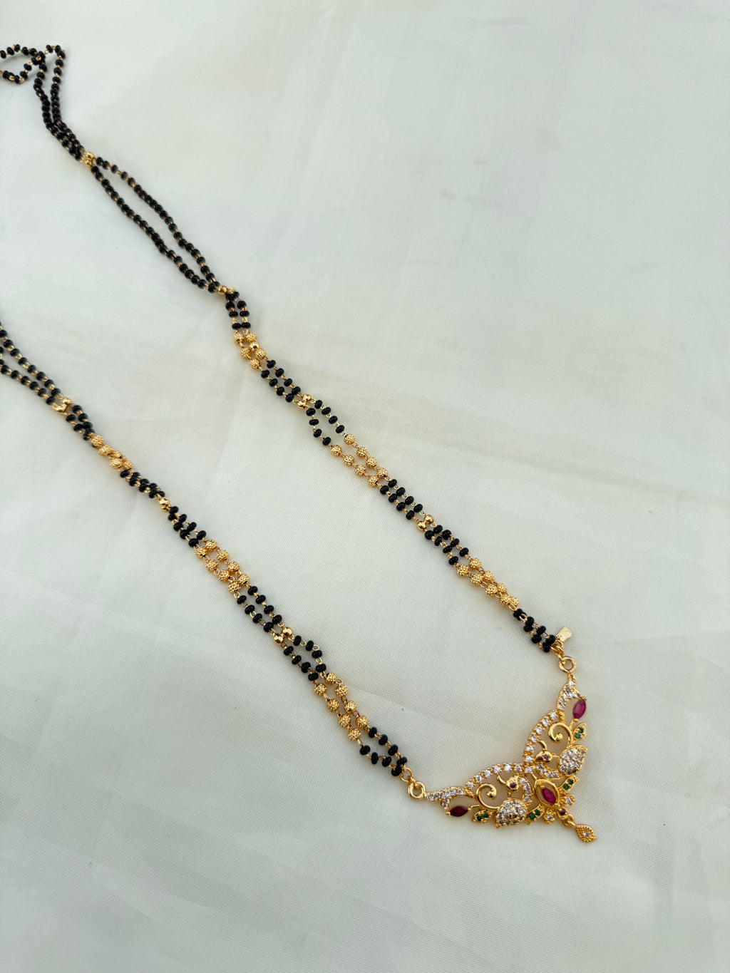 Bb603 2 lines long 26 inches blackbeads