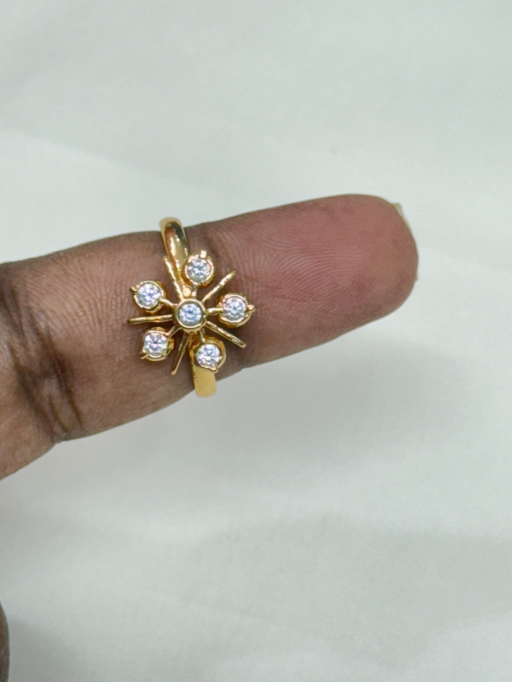 Rg016 panchaloham adjustable finger ring