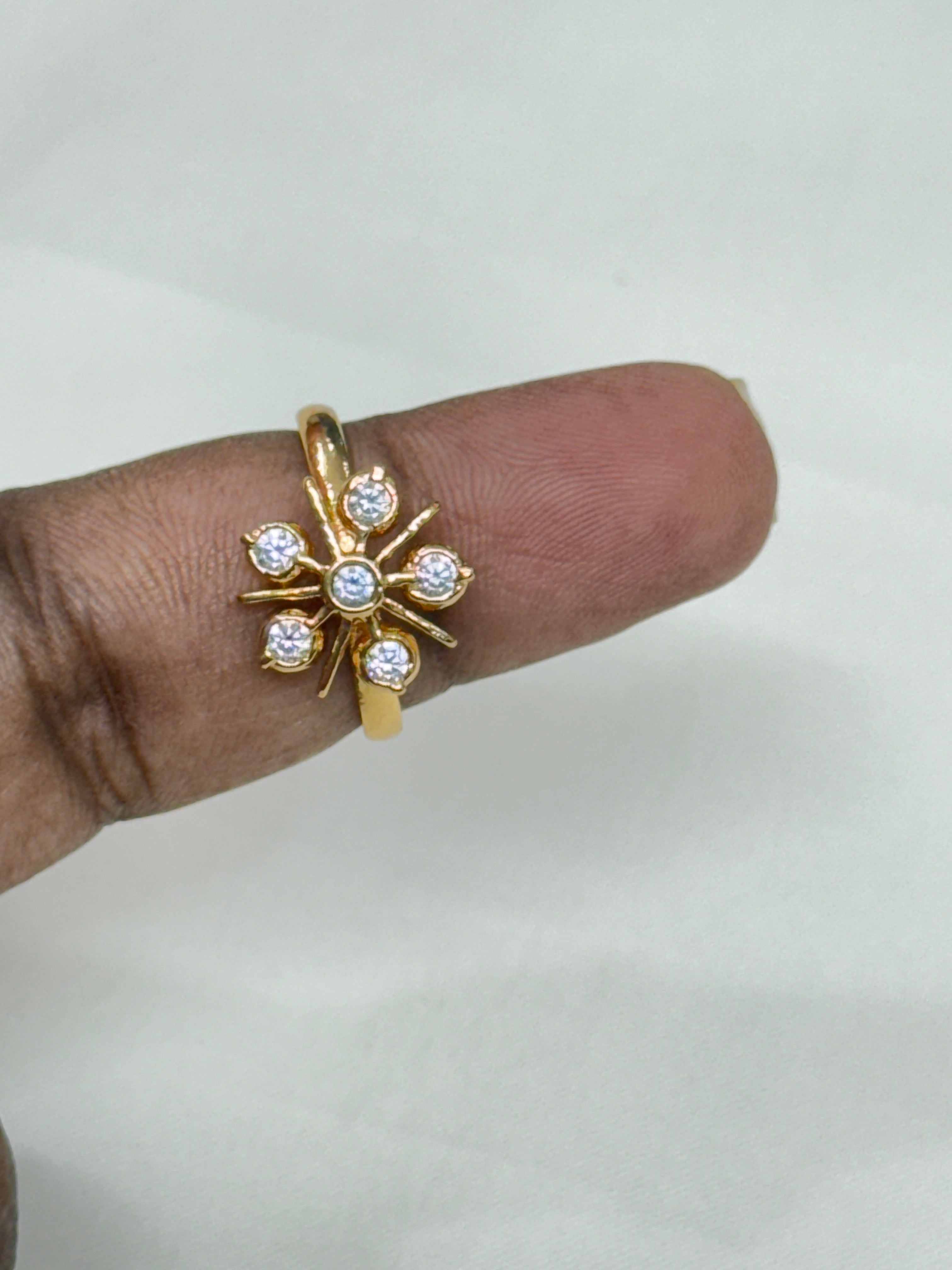 Rg016 panchaloham adjustable finger ring