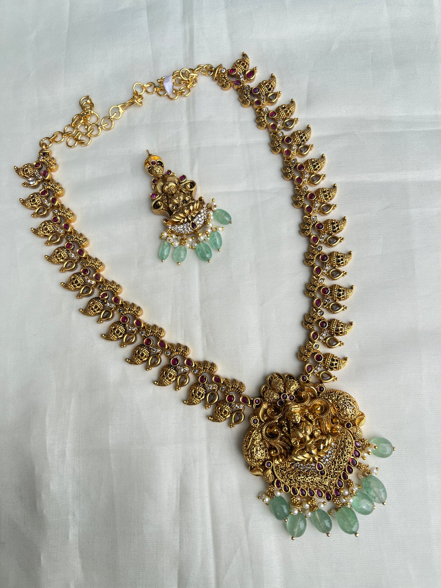 Ns1520 Lakshmi Devi mango neckset