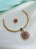 Kundan Kante Neckset with Studs Ns985
