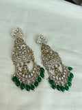 Mn003 big size flamingo statement earrings (5-6 inches approximately)