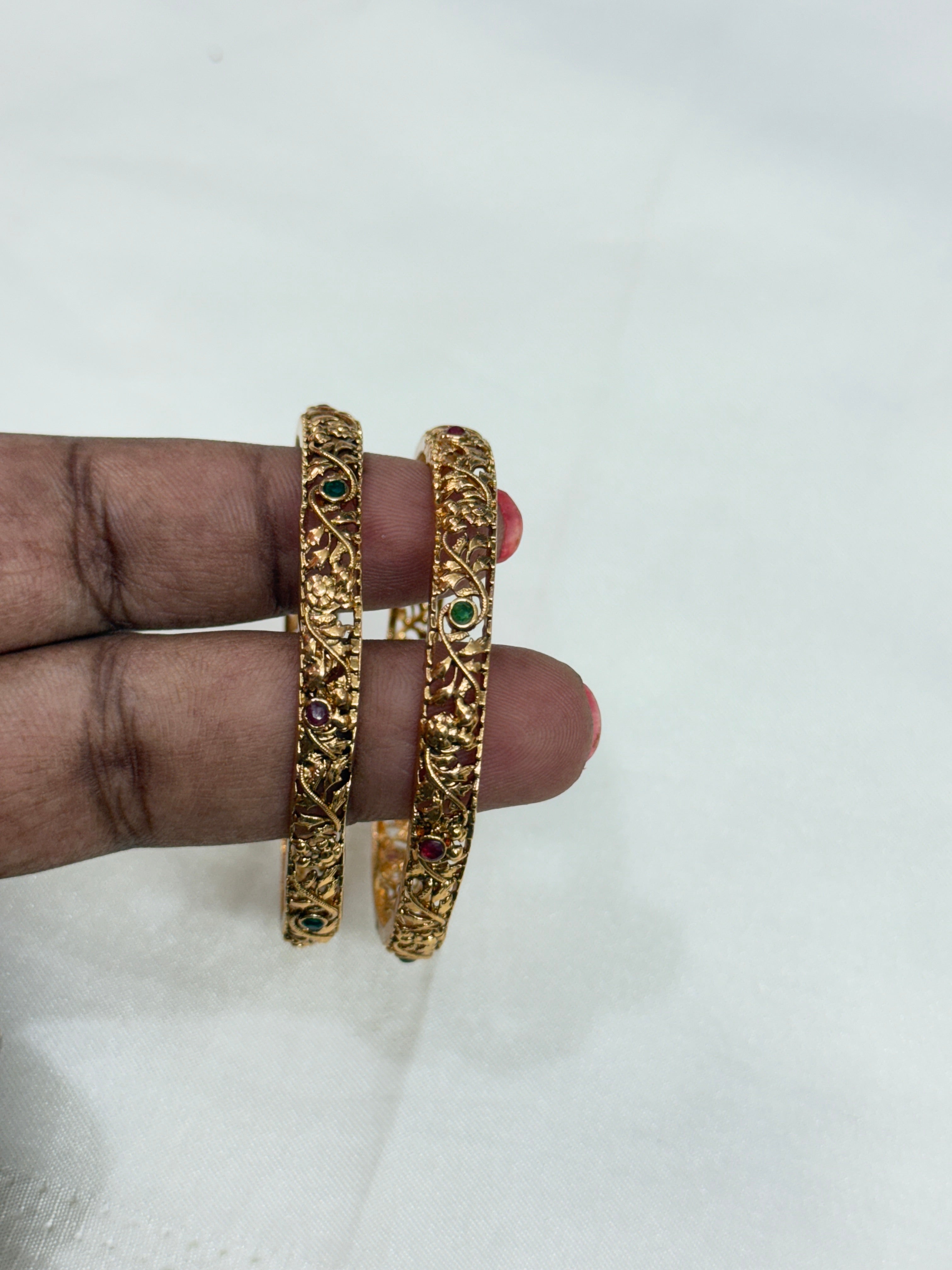 Kd010  kids gold bangles
