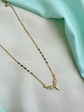 BB129 anti tarnish dragon 16 to 18 inches adjustable Black Beads
