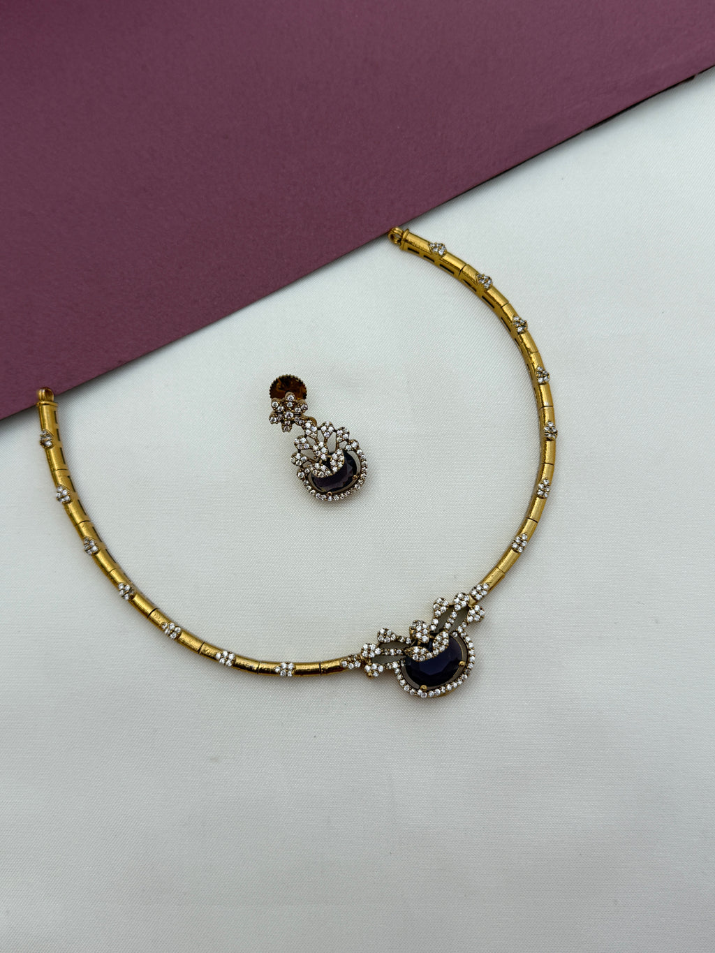 Simple kante with earrings suitable for kids NS633