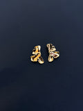 ER002 3 petals anti tarnish western earrings