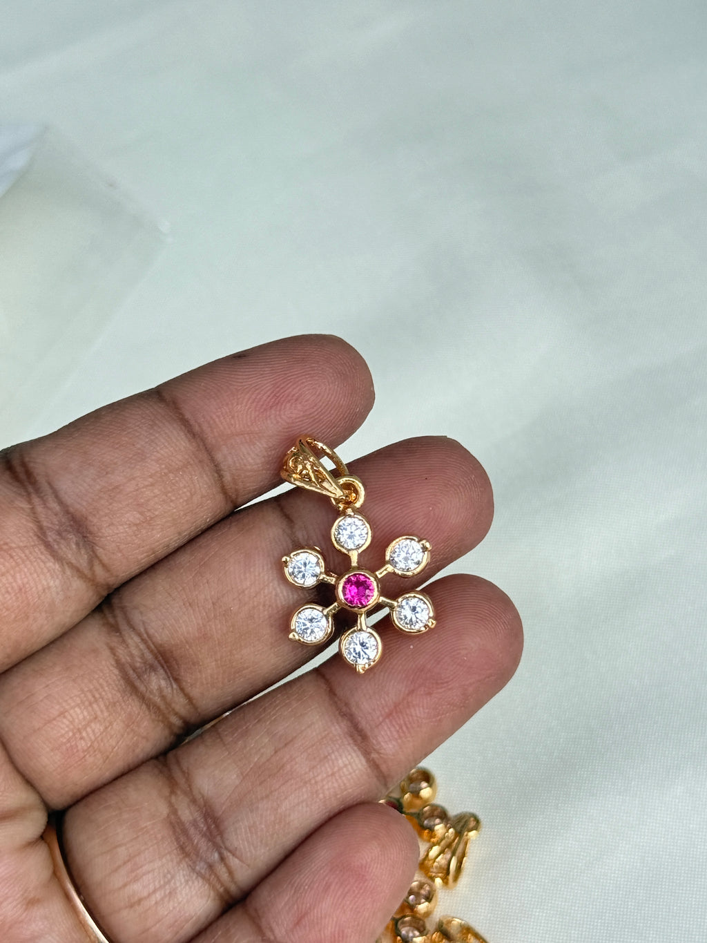 Ph144 panchaloham multi colour pendant