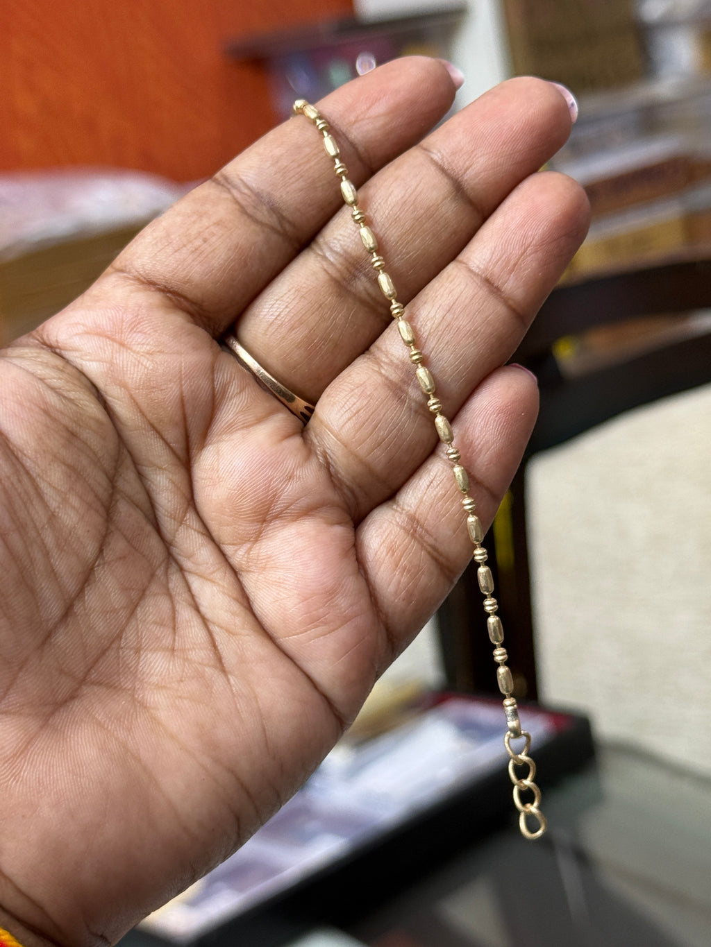 Ph037panchaloham unpolished 7 inches daily wear chain bracelet