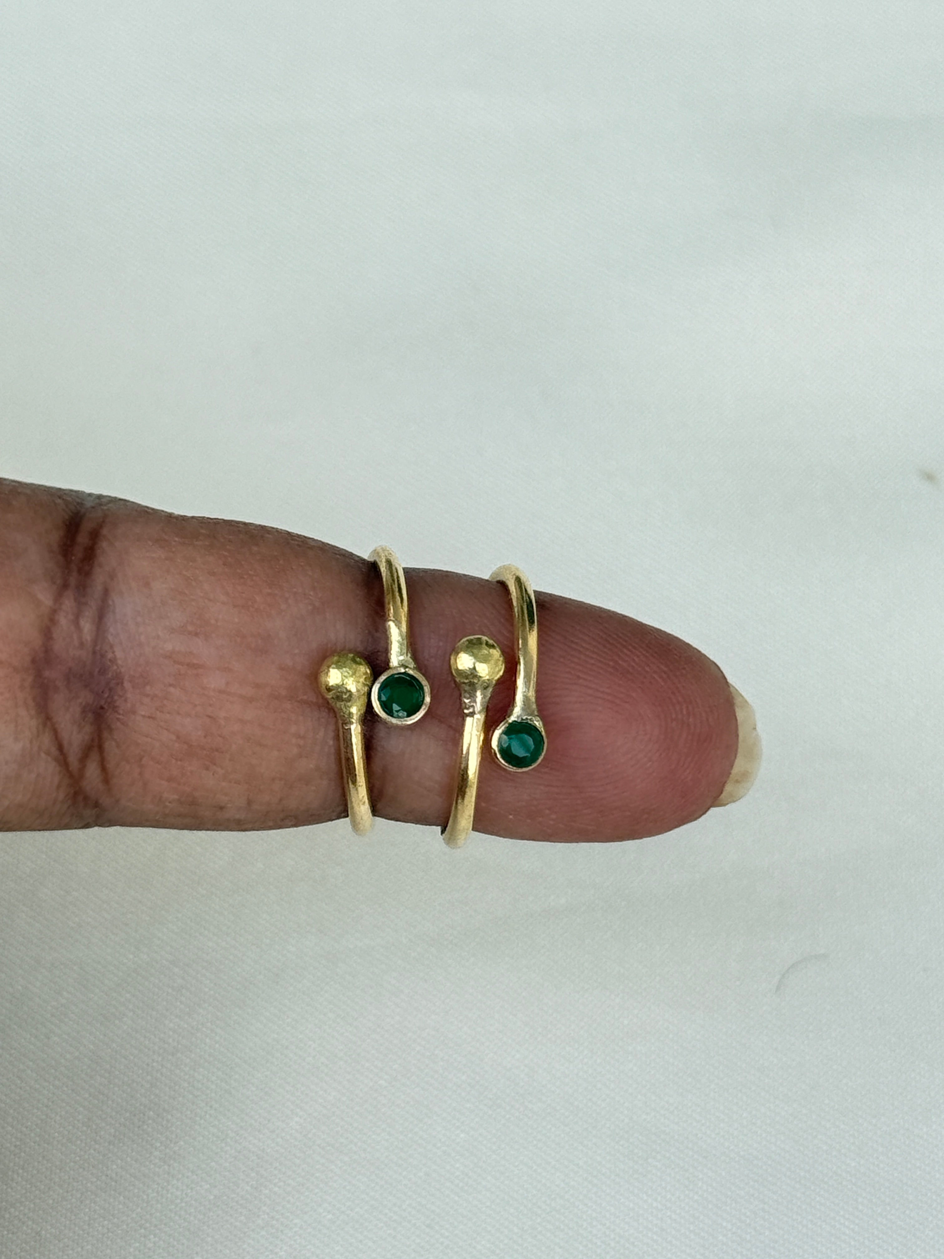 Tr001 adjustable panchaloham toe rings