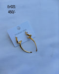 Er021 spiral western Anti tarnish Earrings
